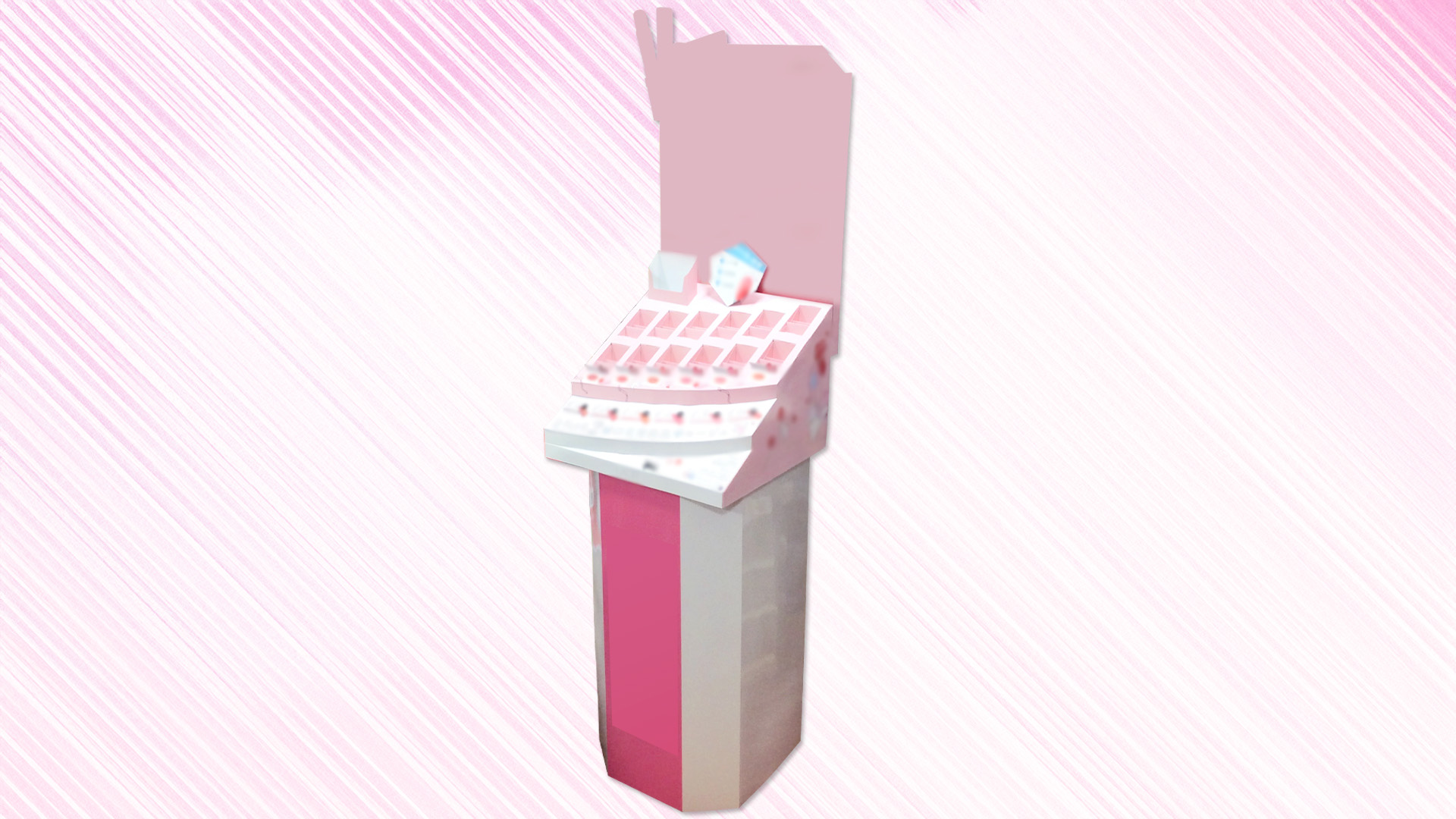 定番！化粧品フロア什器